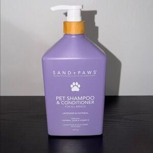 Sand + Paws Lavender Pet Shampoo & Conditioner